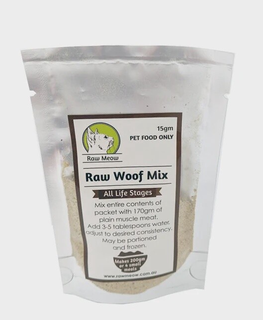Raw Woof Mix, Size: Sample