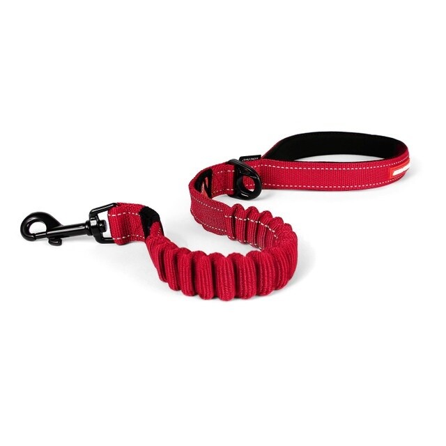 Ezy Dog Zero Shock Leash, Size: 25&quot;, Colour: Red
