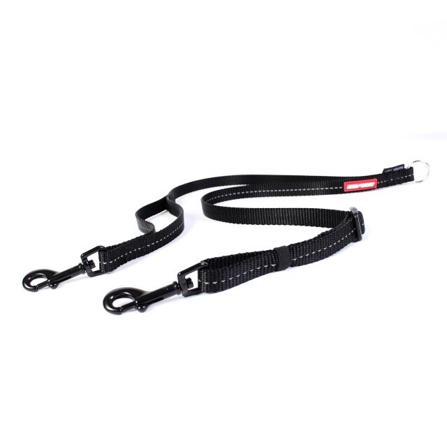Ezy Dog Coupler Soft Touch LITE 24&quot;Adj. Black, Size: 35 - 61cm, Colour: Black