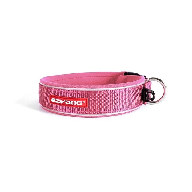 Ezy Dog Neo Classic Collar, Size: Medium, Colour: Pink