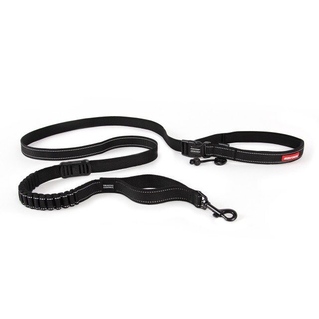 Ezy Dog Road Runner Leash, Colour: Black