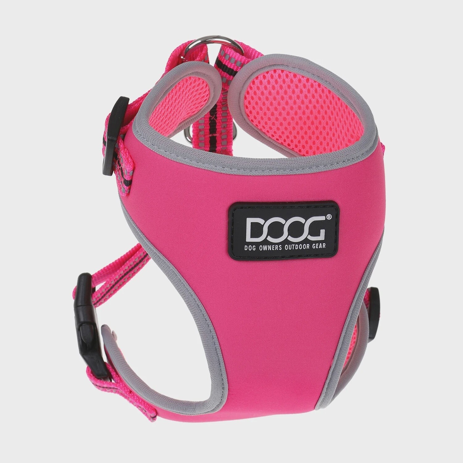 DOOG Neoflex Dog Harness, Size: Medium, Colour: Lady (Neon)