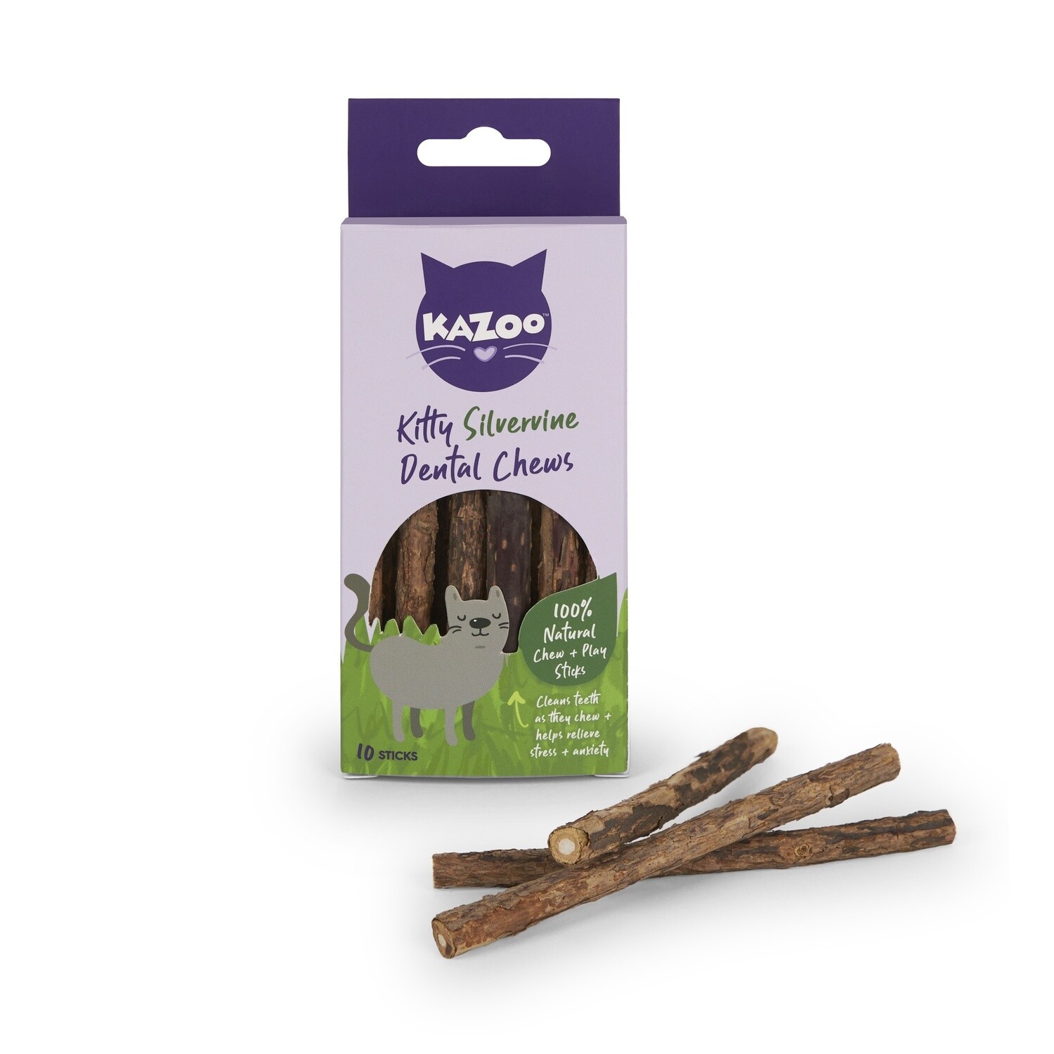 Kitty Silvervine Dental Chews-10pk