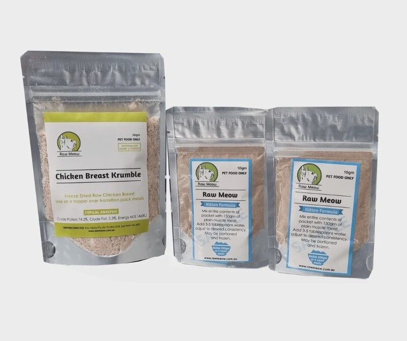 Raw Meow Kitten Chicken Formula
