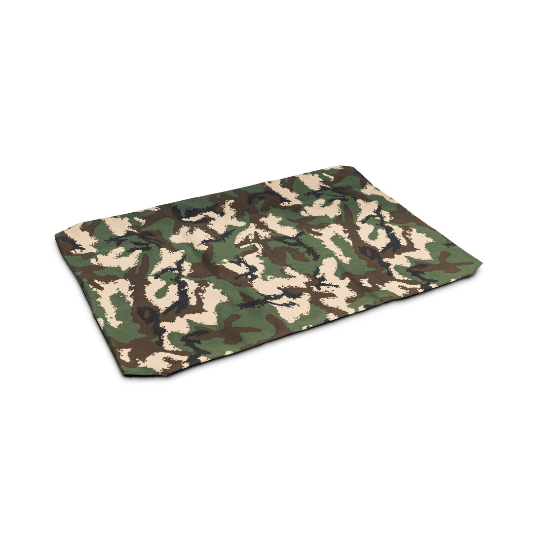 Superior Steel Camo Canvas Fitted Cover with Velcro, Size: Mini 70 x 54