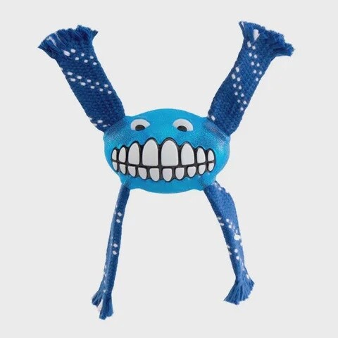 Rogz Flossy Grinz, Size: Large, Colour: Blue