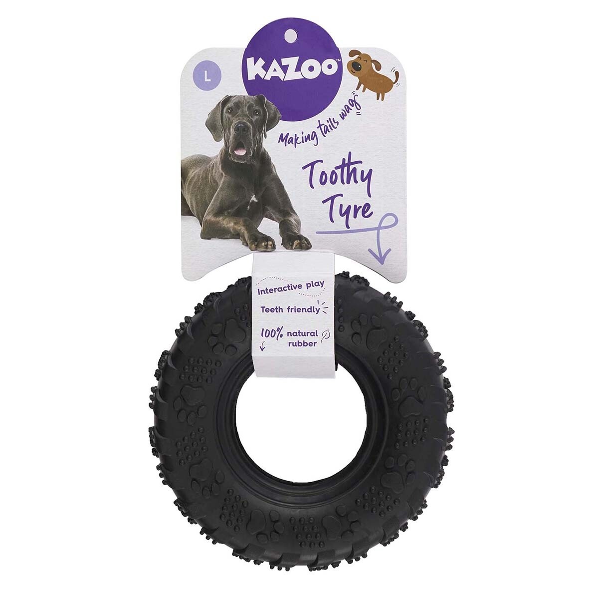Toothy Tyre, Size: Medium