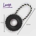 Toothy Tug Tyre, Size: Large