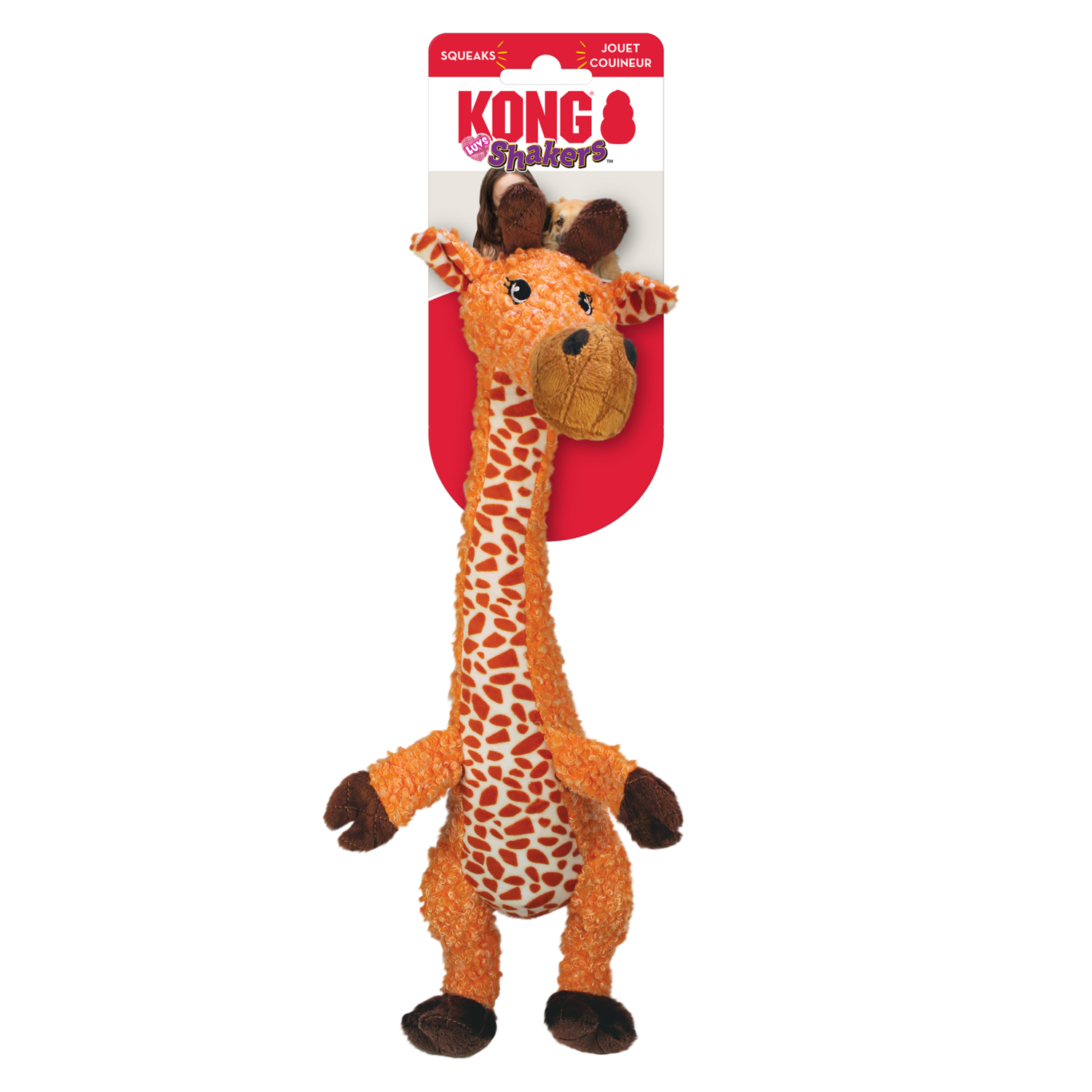 KONG Dog Shakers Luvs Giraffe