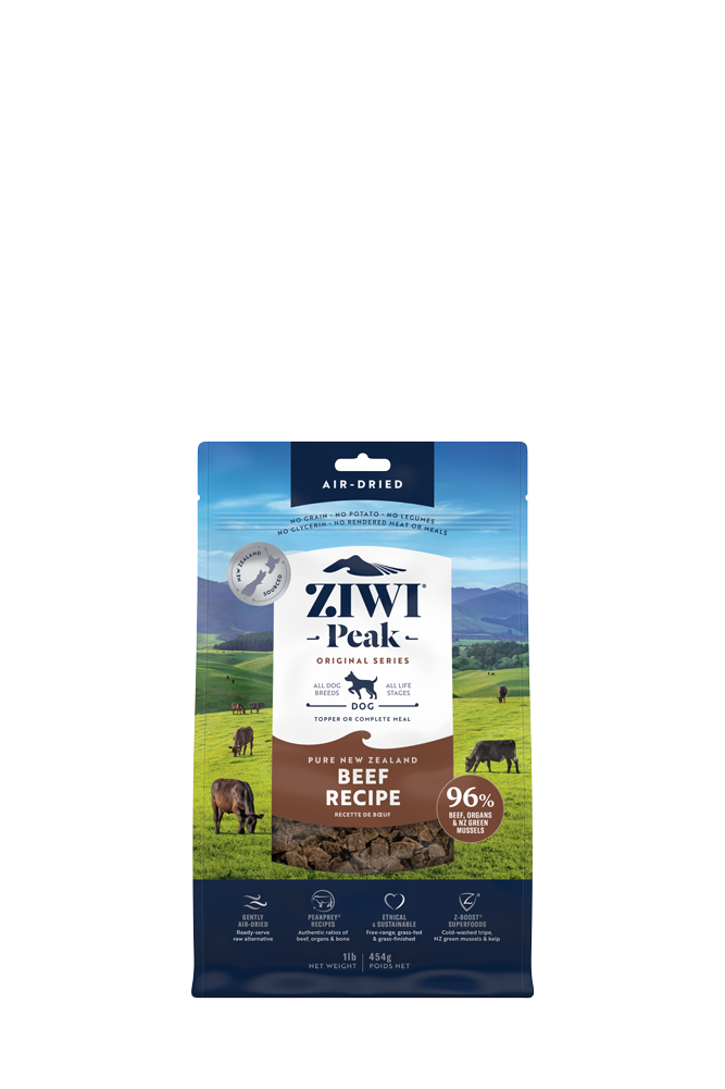 Ziwipeak Dog Air-Dried Beef, Size: 454g