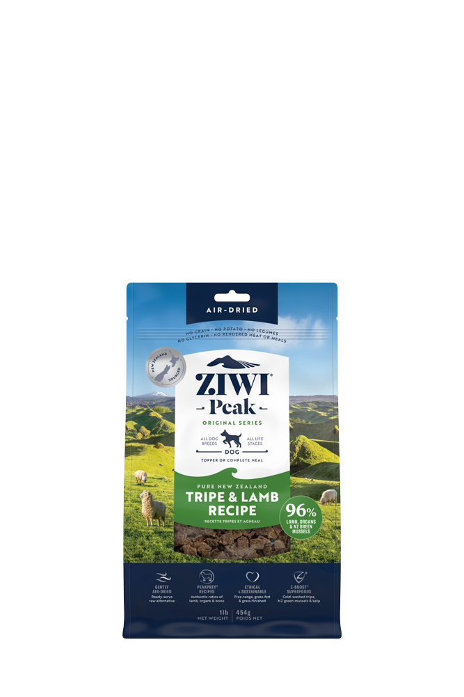 Ziwipeak Dog Air-Dried Tripe &amp; Lamb, Size: 454g
