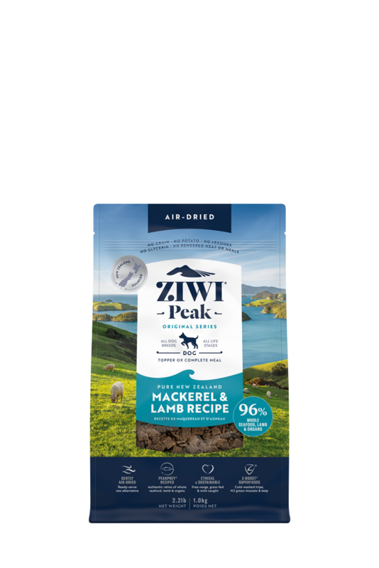 Ziwipeak Dog Air-Dried Mackerel &amp; Lamb