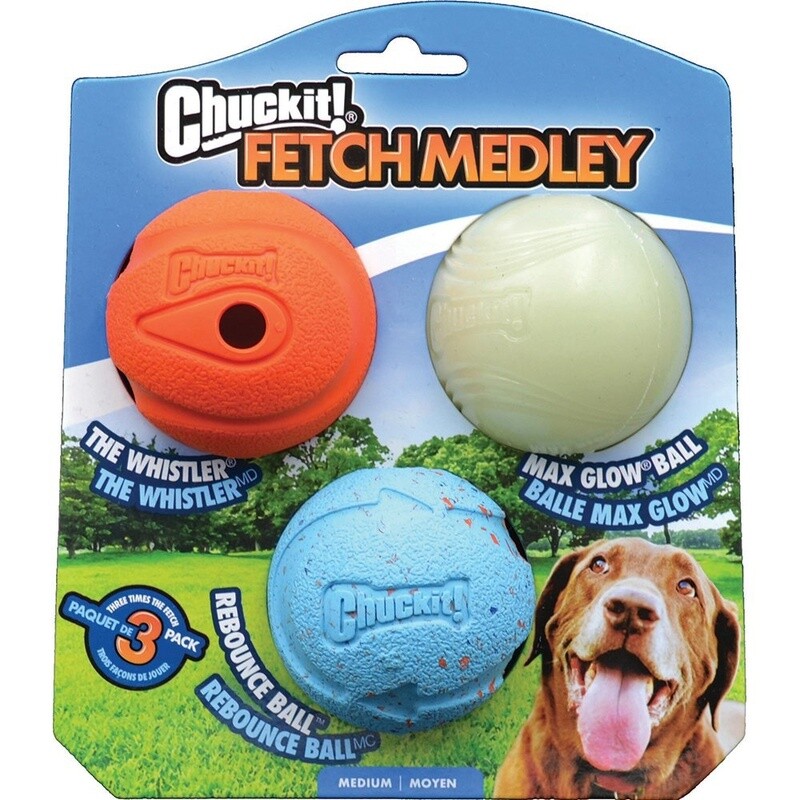 Chuckit Fetch Medley - 3 pack