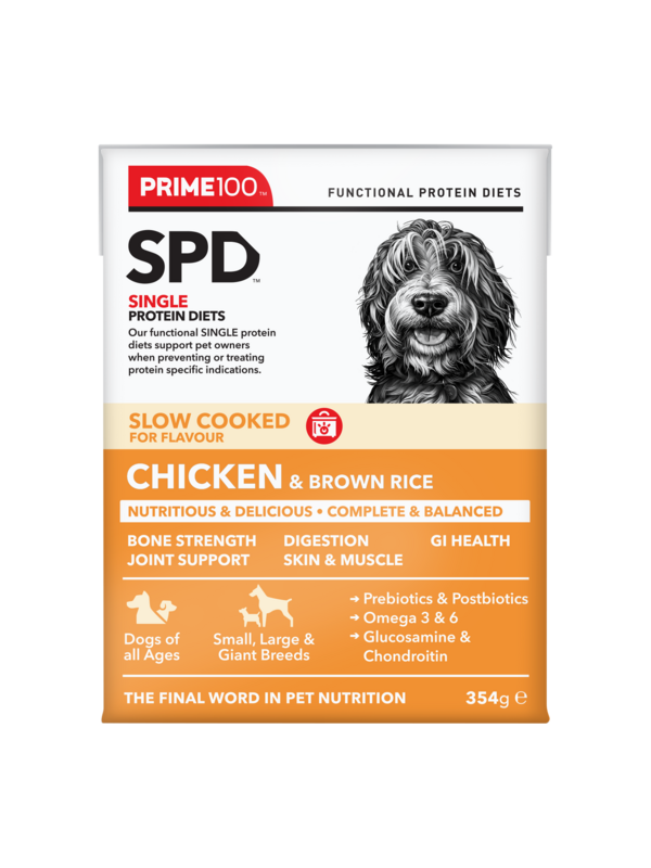 SPD Slow Cooked Chicken &amp; Brown Rice 354g
