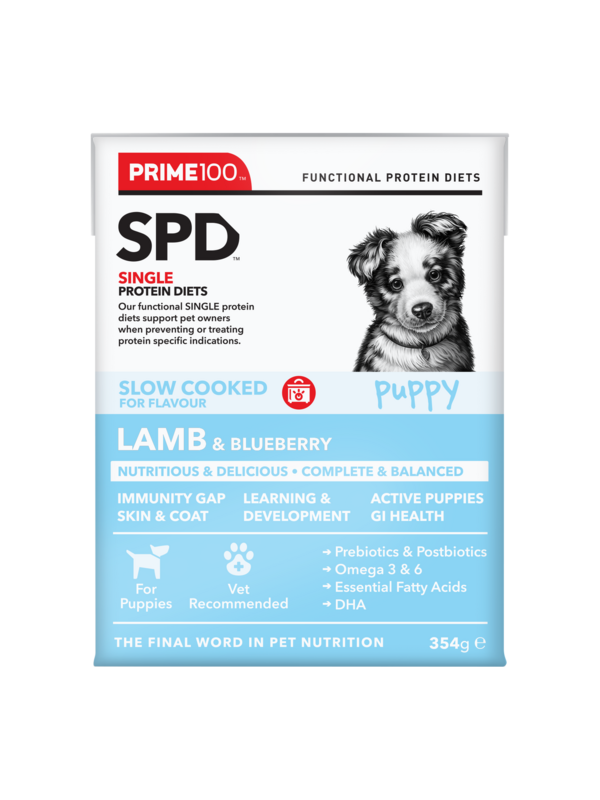 SPD Slow Cooked Lamb &amp; Blueberry Puppy 354g