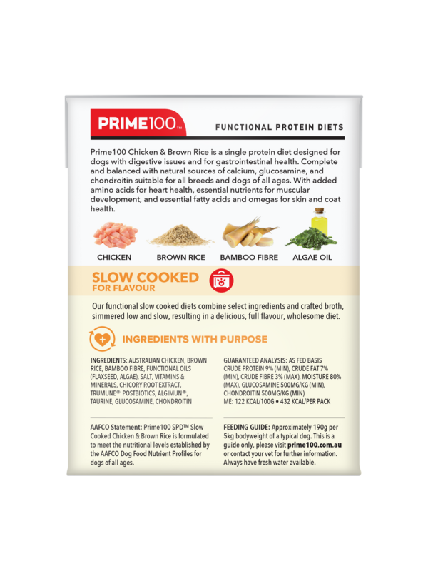 SPD Slow Cooked Chicken &amp; Brown Rice 354g