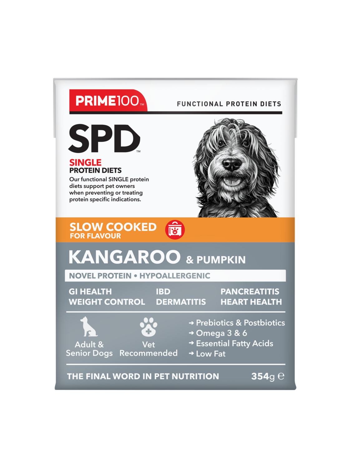 SPD™ Slow Cooked Kangaroo &amp; Pumpkin 354g