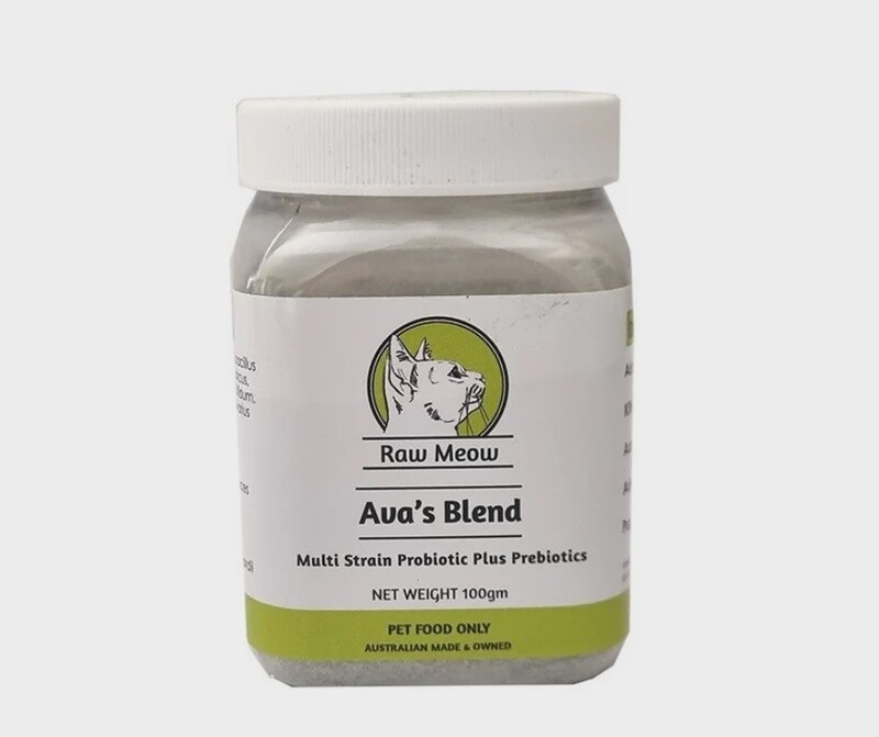 Raw Meow Ava&#39;s Blend - Probiotic &amp; Prebiotic