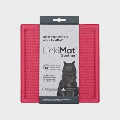 LickiMat Cat Classic Soother, Colour: Pink