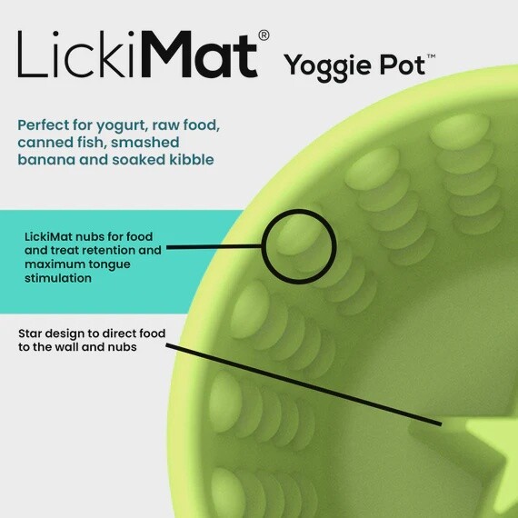 Lickimat Yoggi pot