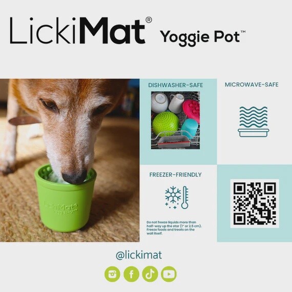 Lickimat Yoggi pot