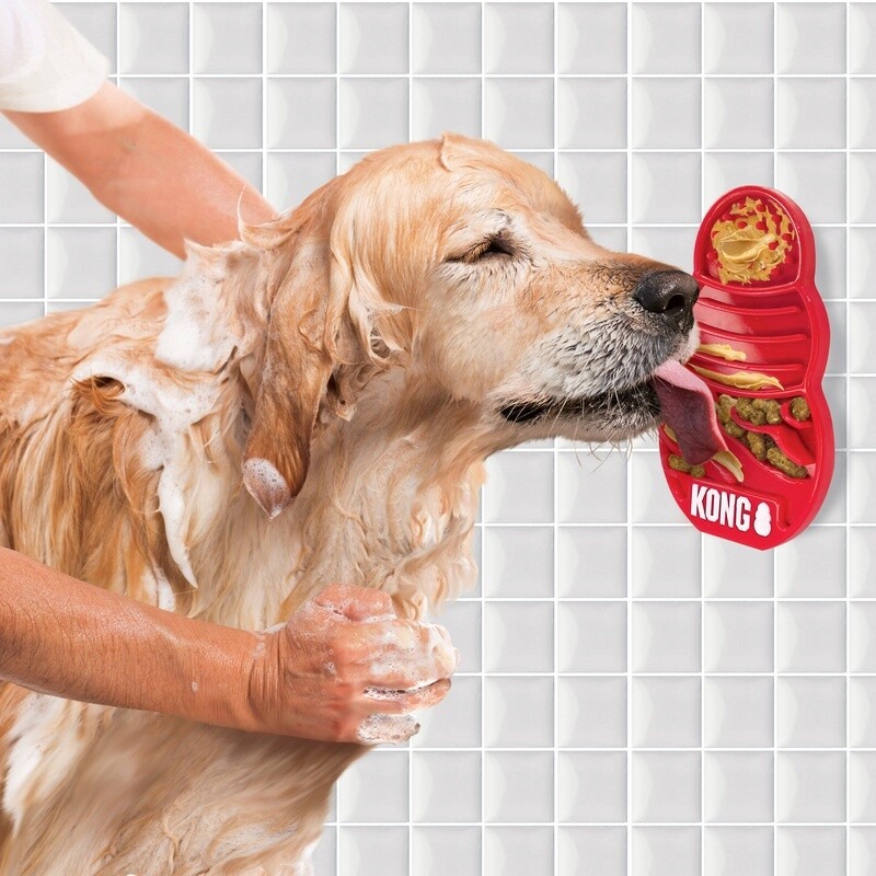 Kong Licks Mat Slow Feeder Lick Mat for Cats &amp; Dogs