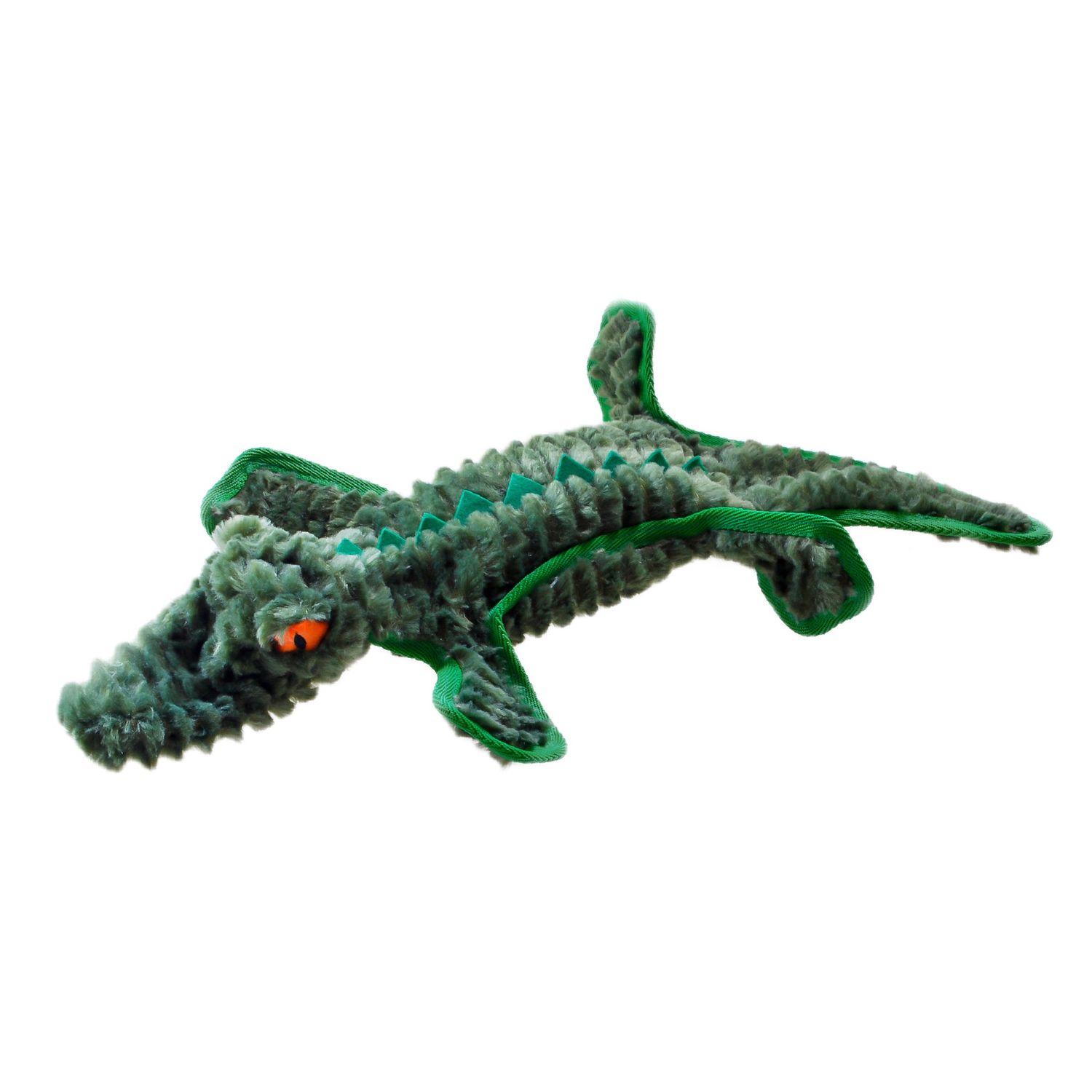 Ruff Play Plush Tuff Flat Crocodile