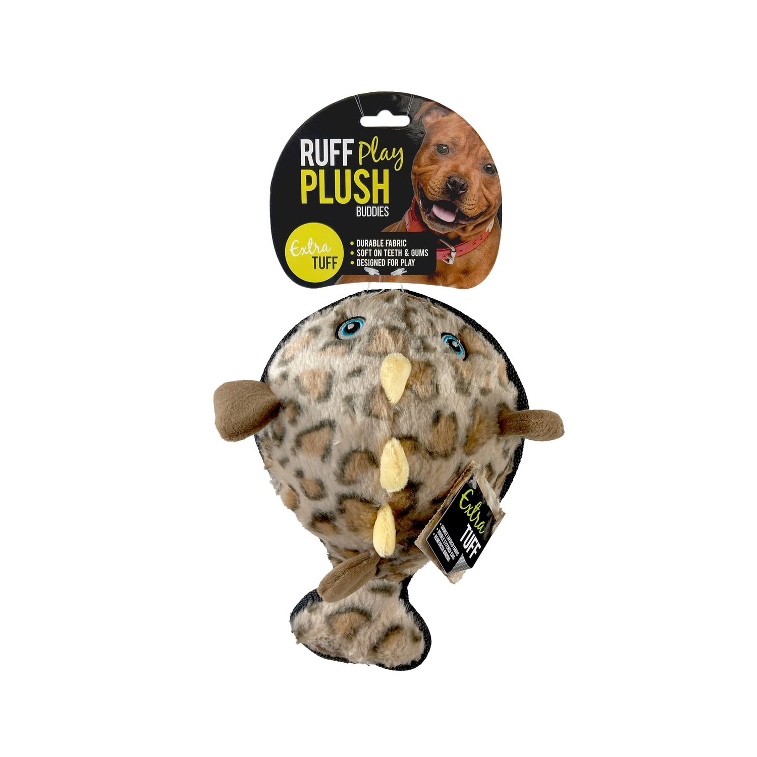 Ruff Play Plush Tuff Blowfish