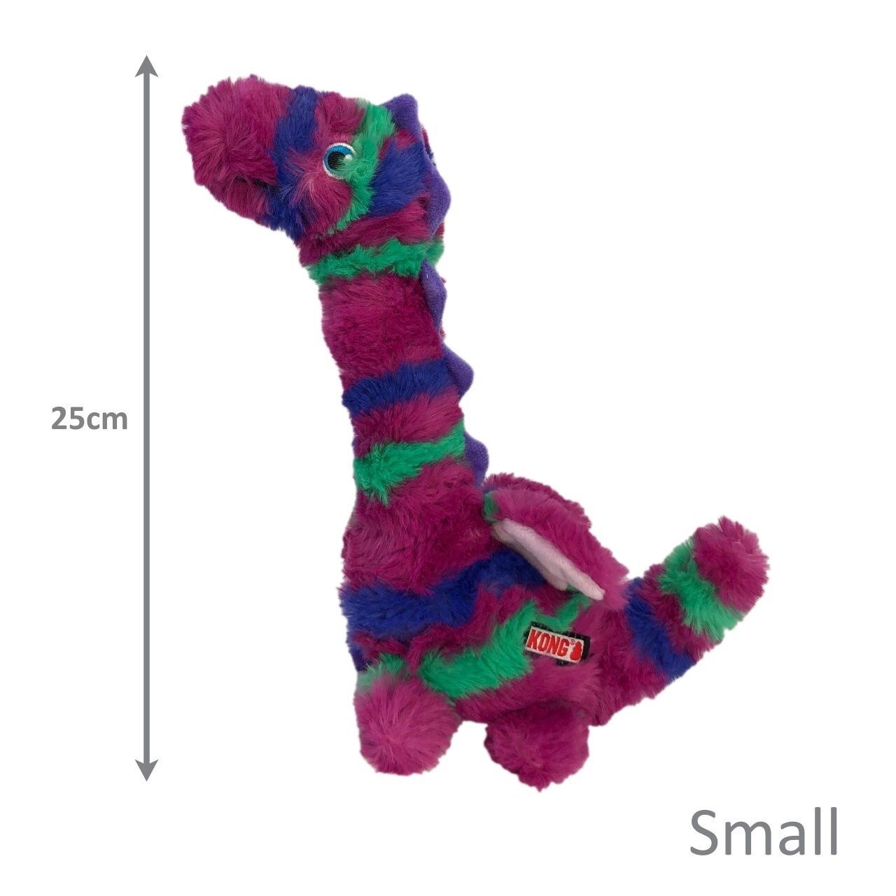 KONG Shakers Honkers Dragon Plush Squeaker Dog Toy, Size: Small