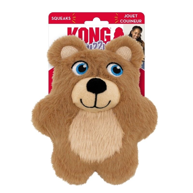 KONG Snuzzles Plush Squeaker  Bear, Size: Small