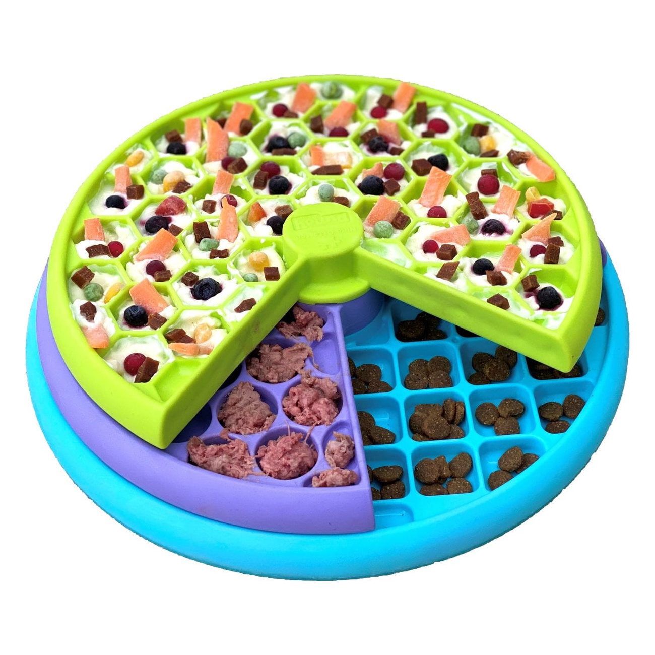 Nina Ottosson Outward Hound Lickin&#39; Layers Slow Food &amp; Treat Bowl for Dogs
