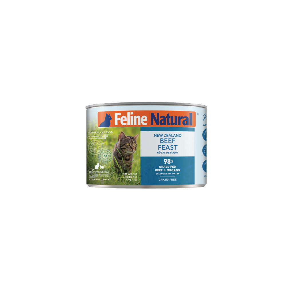 Feline Natural Beef Feast 170g can - Cat