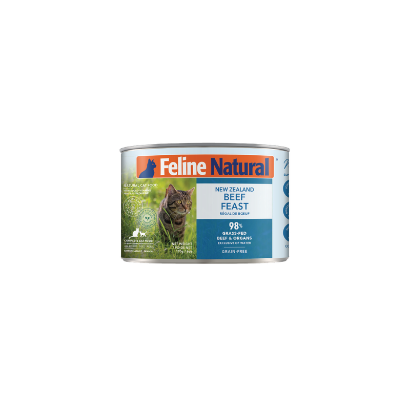 Feline Natural Beef Feast 170g can - Cat
