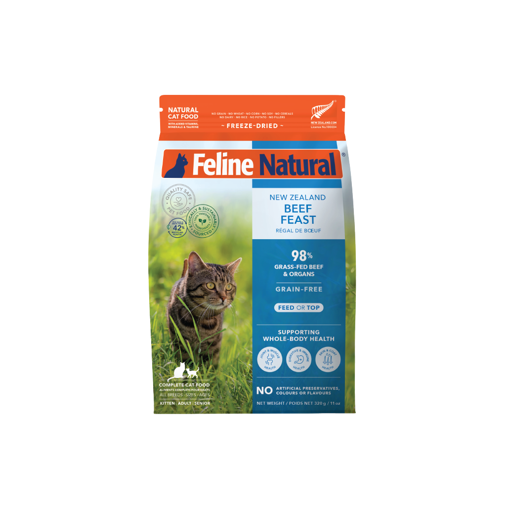 Feline Natural Beef Feast Freeze Dried Cat Food