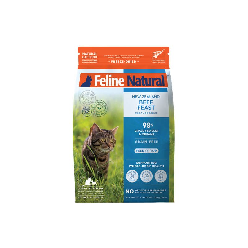 Feline Natural Beef Feast Freeze Dried Cat Food