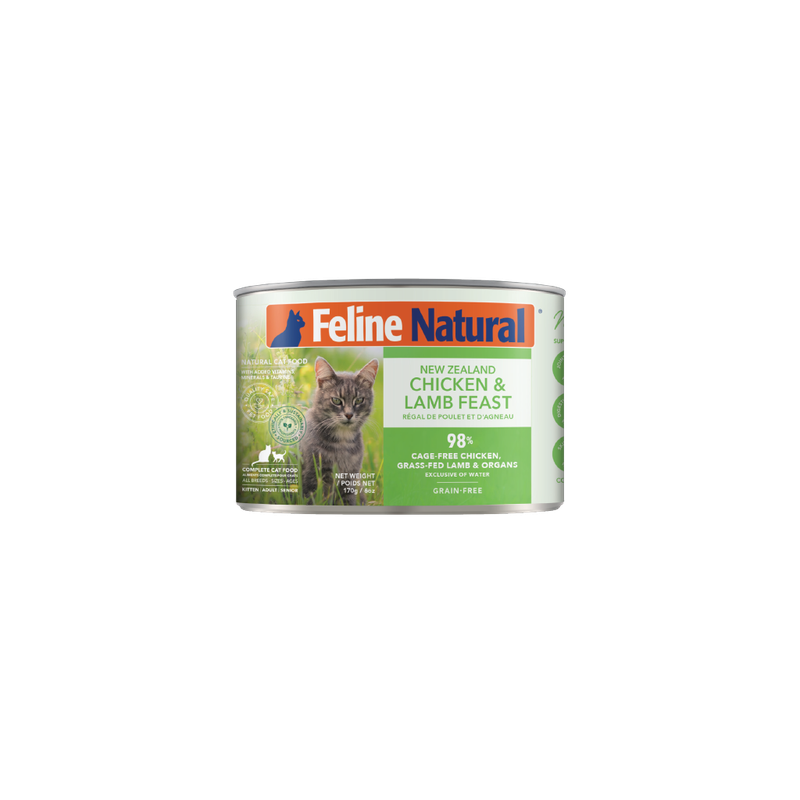 Feline Natural Chicken &amp; Lamb Feast 170g can - Cat