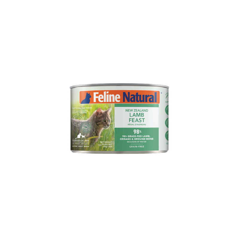 Feline Natural Lamb Feast 170g can  -Cat