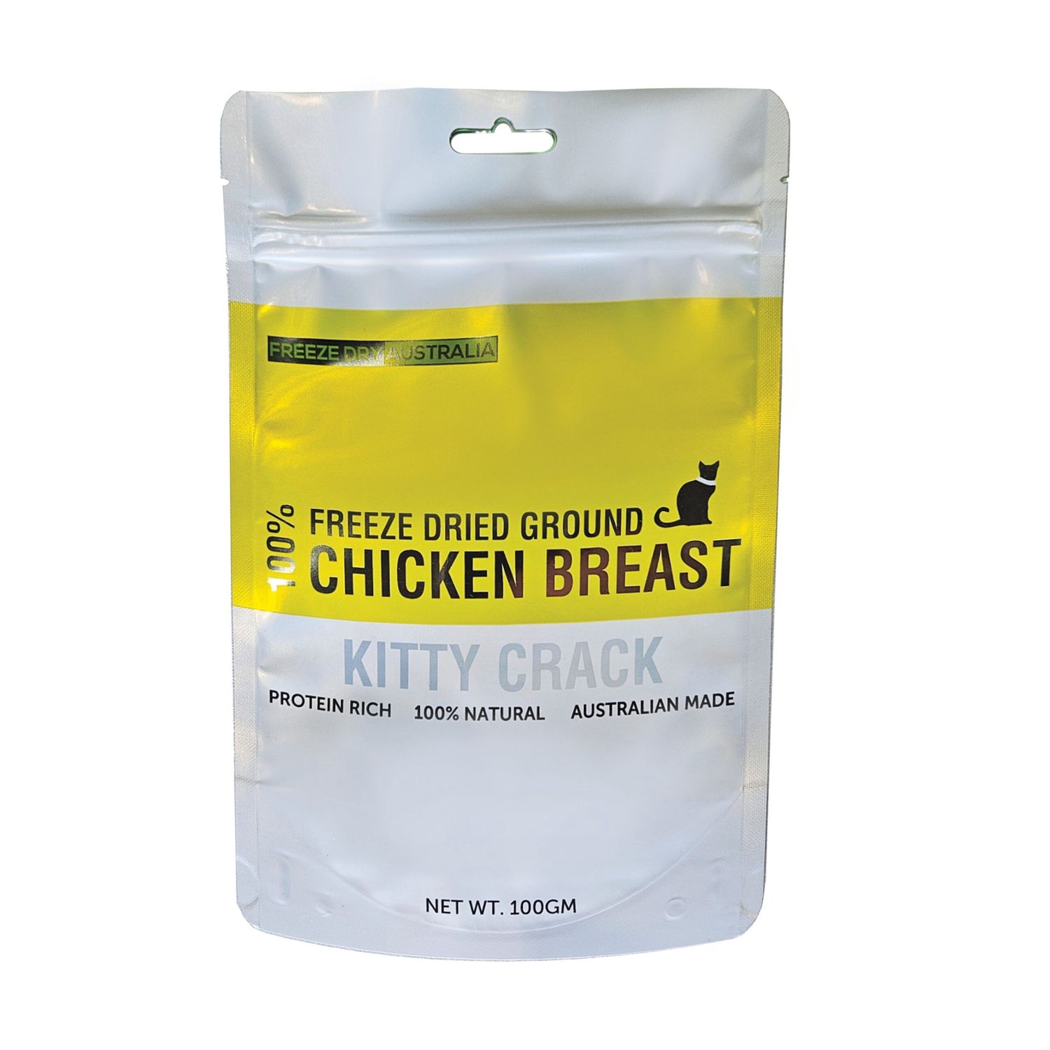 Freeze Dried Kitty Crack – Ground Chicken Breast