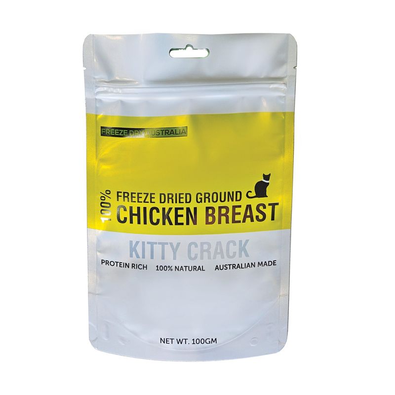 Freeze Dried Kitty Crack – Ground Chicken Breast