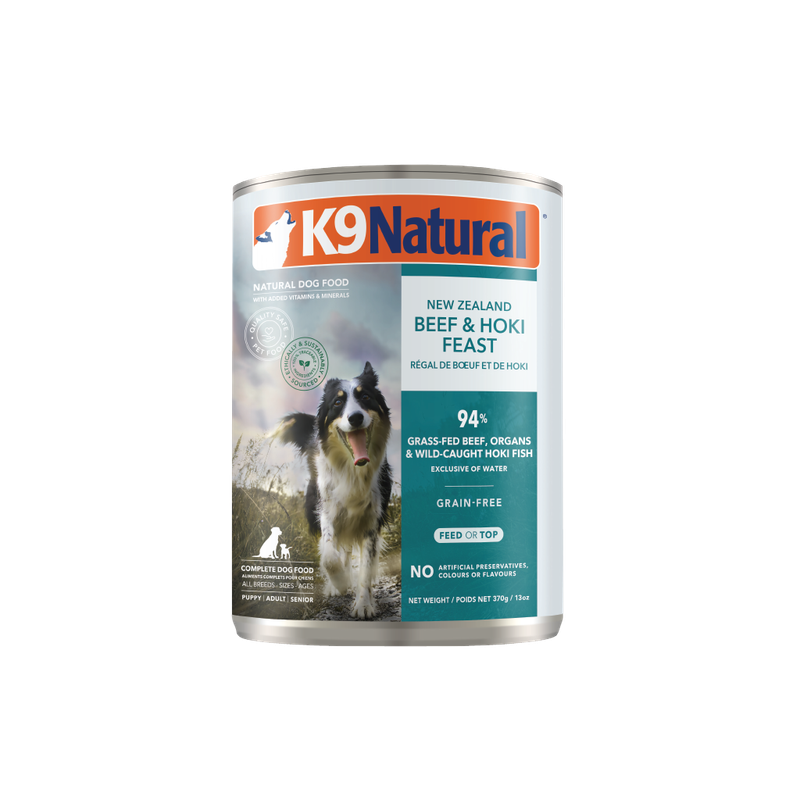 K9 Natural Beef &amp; Hoki Feast Can - Dog