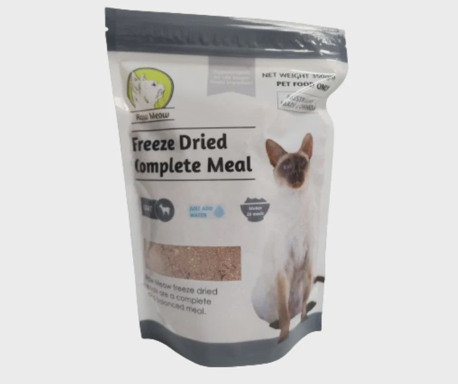 Raw Meow Freeze Dried Complete Raw Meal Hypoallergenic Goat