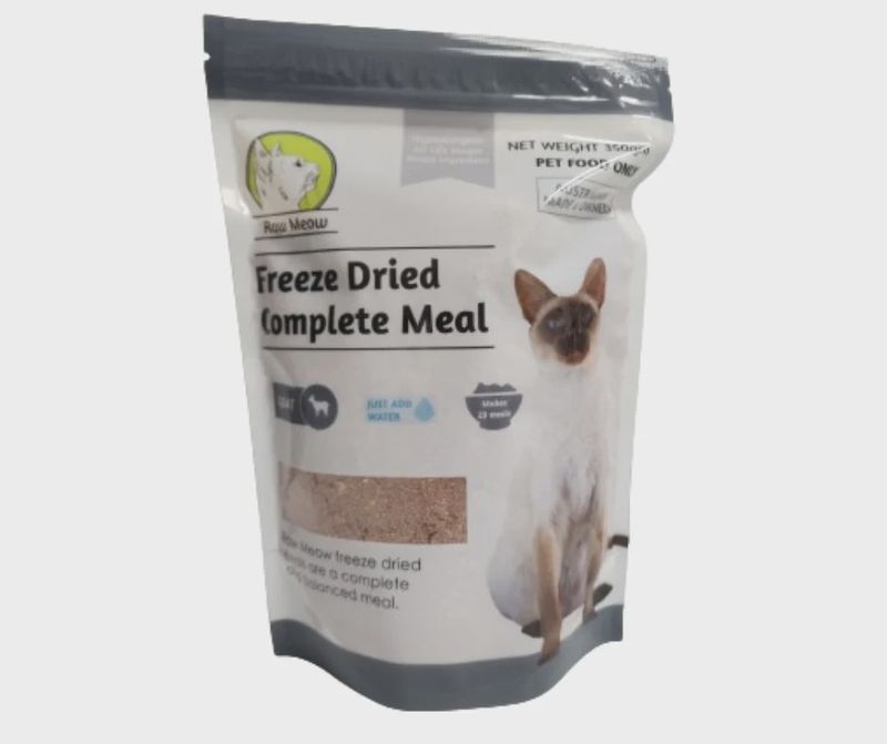 Raw Meow Freeze Dried Complete Raw Meal Hypoallergenic Goat