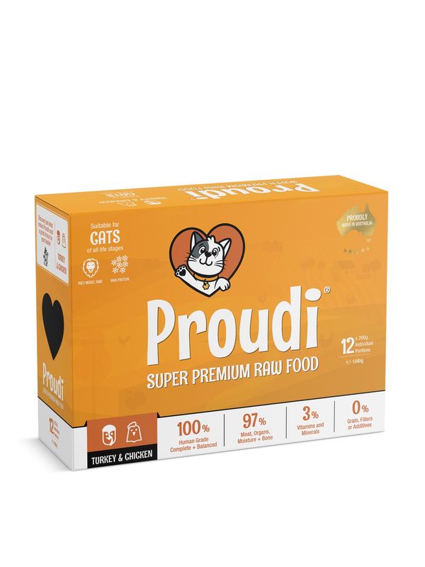 Proudi Cat - Turkey &amp; Chicken