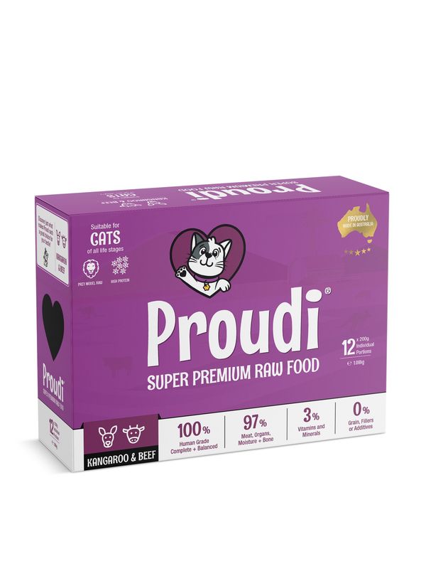 Proudi Cat - Kangaroo &amp; Beef