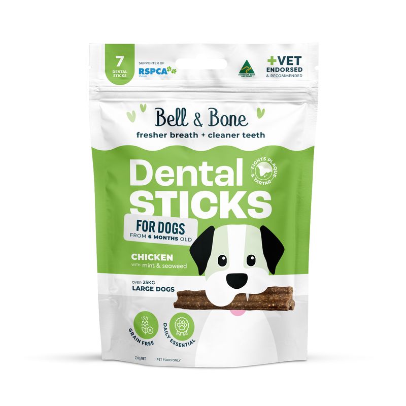 Bell &amp; Bone Dental Stick - Chicken, Mint &amp; Seaweed