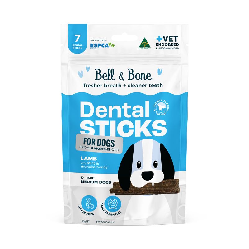 Bell &amp; Bone Dental Stick Lamb, Mint and Manuka Honey