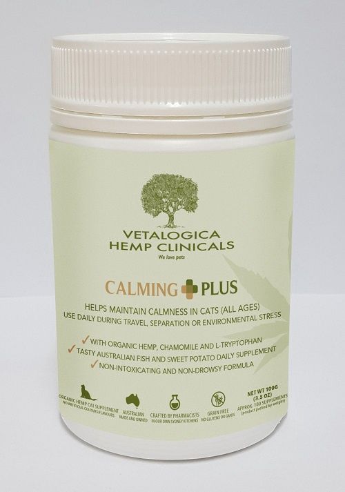 Vetalogica Hemp Clinicals Calming Plus Cat Supplement