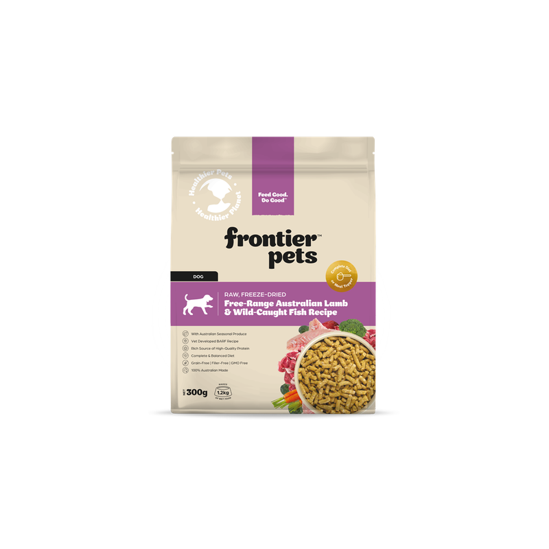 Frontier Pets Free-Range Adult Dog Lamb &amp; Wild Caught Salmon
