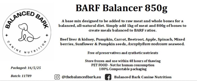 BARF Meal Balancer