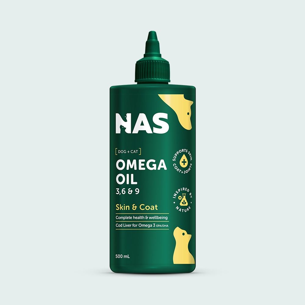 Natural Animal Solutions Omega 3 6 &amp; 9 Oil for Dogs - 500ml, Size: 500ml